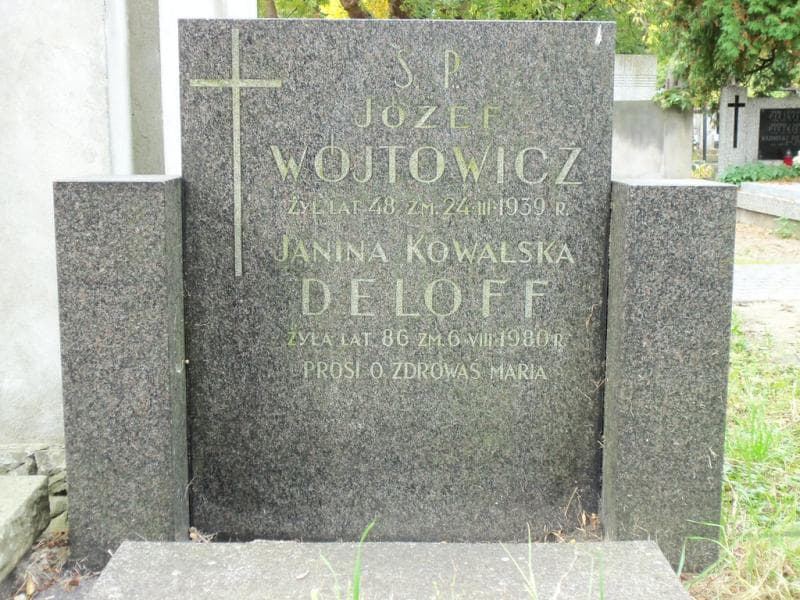 Zdjęcie grobu Janina Deloff (2)
