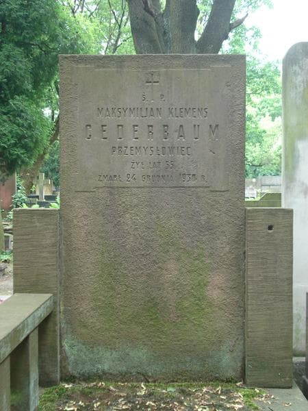 Zdjęcie grobu Maksymiljan Klemens Cederbaum (2)
