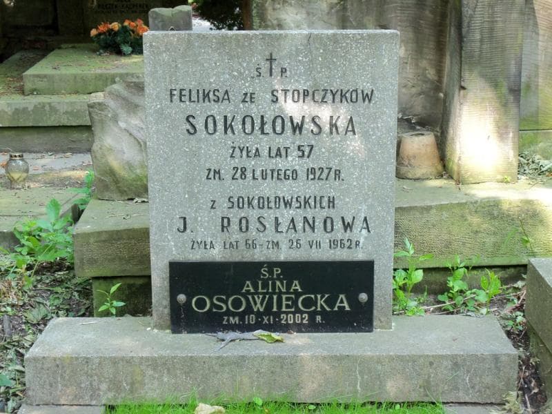 Zdjęcie grobu Alina Osowiecka (2)