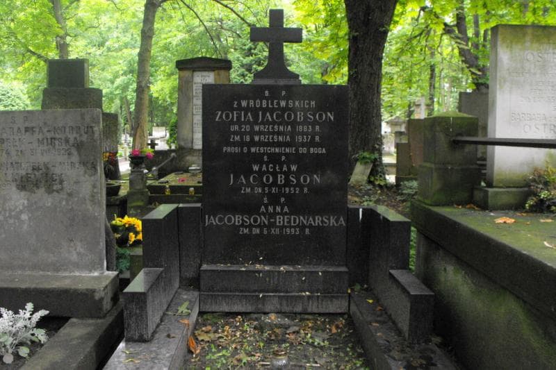 Zdjęcie grobu Wacław Jacobson (2)