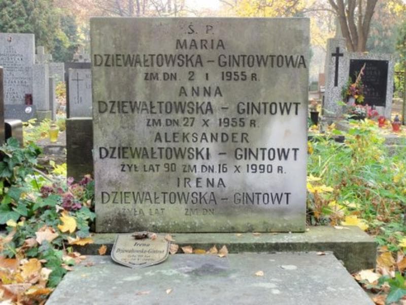 Zdjęcie grobu Anna Dziewałtowska - Gintowt (2)