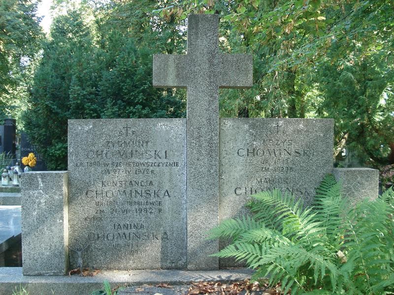 Zdjęcie grobu Zygmunt Chomiński (2)