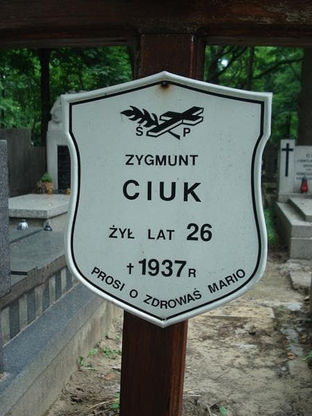 Zdjęcie grobu Zygmunt Ciuk (2)
