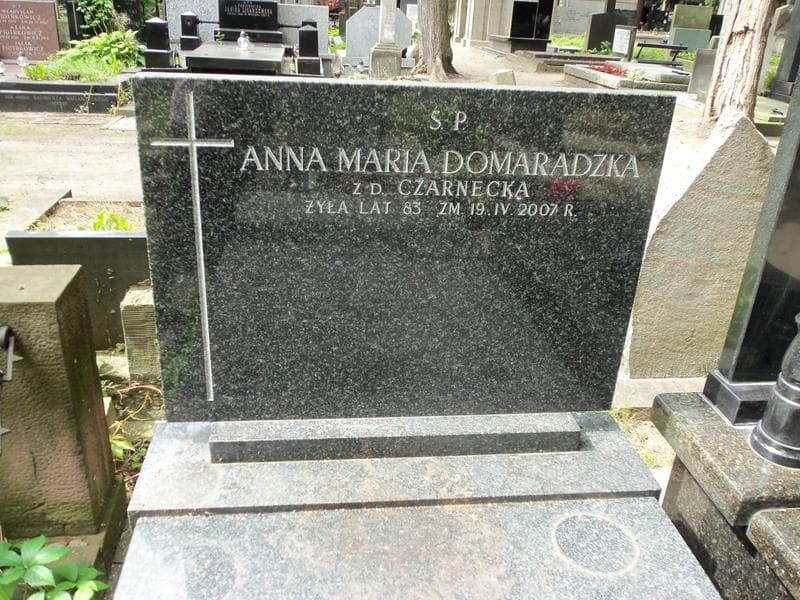 Zdjęcie grobu Anna Maria Domaradzka (2)