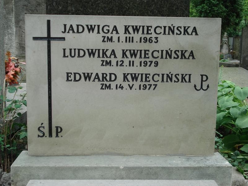 Zdjęcie grobu Edward Kwieciński (2)