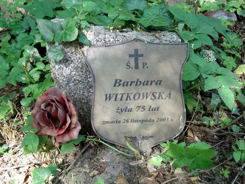 Zdjęcie grobu Anonim / Barbara Witkowska (1)