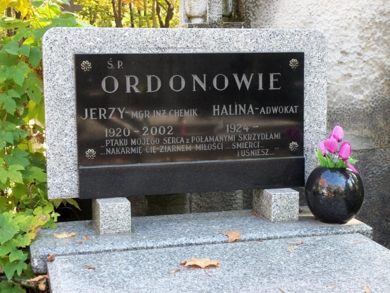 Zdjęcie grobu Jerzy Ordon (2)