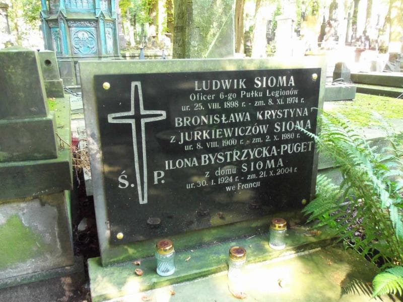 Zdjęcie grobu Ilona Bystrzycka-Puget (2)