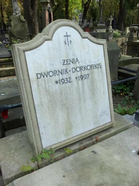 Zdjęcie grobu Żenia Dwornik-Dorkofikis (2)