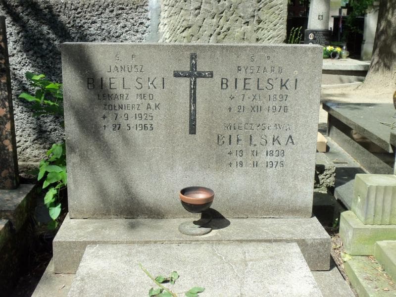 Zdjęcie grobu Mieczysława Bielska (2)