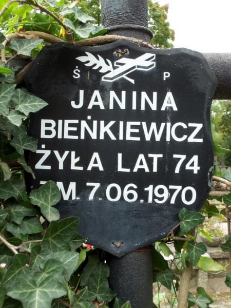 Zdjęcie grobu Janina Bieńkiewicz (2)