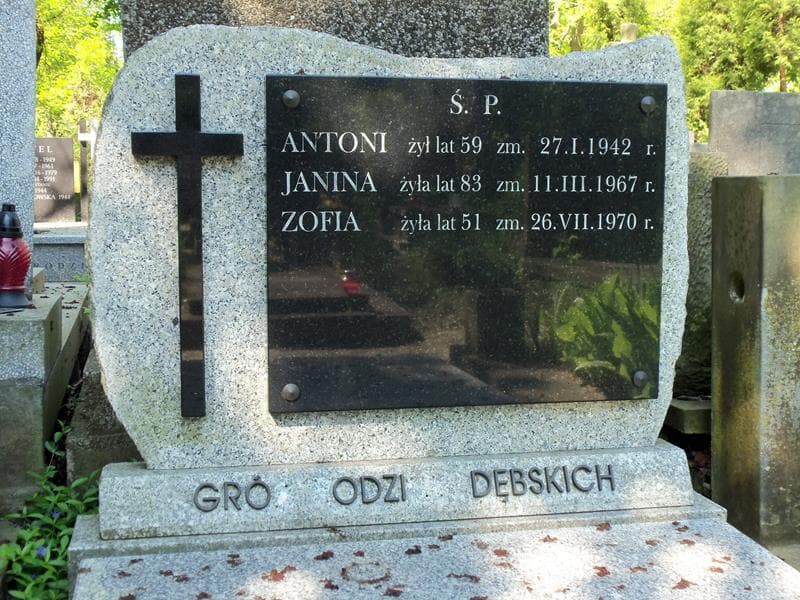 Zdjęcie grobu Antoni Dębski (2)