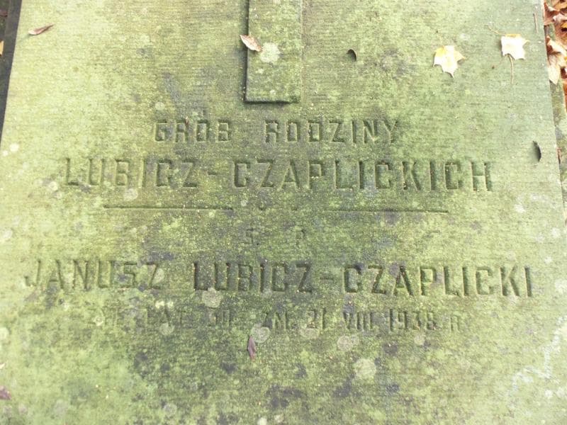 Zdjęcie grobu Janusz Lubicz-Czaplicki (2)