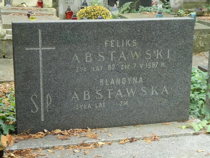 Zdjęcie grobu Feliks Abstawski (2)