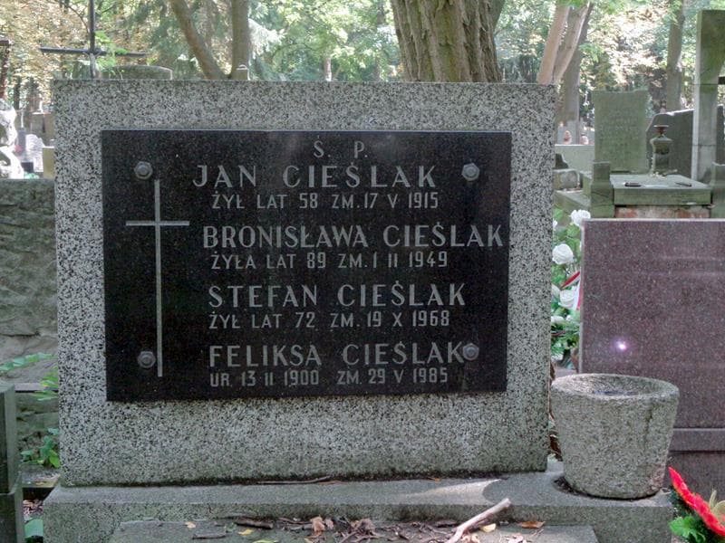 Zdjęcie grobu Jan Cieślak (2)