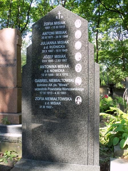Zdjęcie grobu Gabriel Niemiałtowski (2)