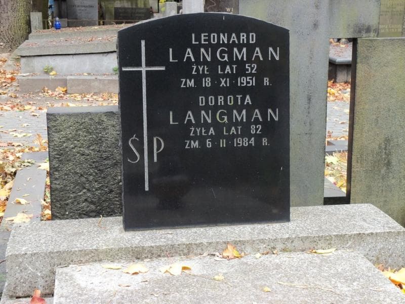 Zdjęcie grobu Leonard Langman (2)