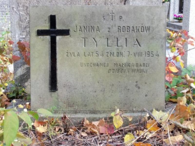 Zdjęcie grobu Janina Tyllia (2)