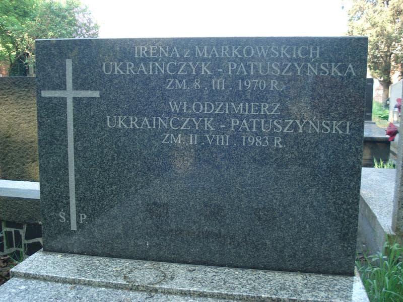 Zdjęcie grobu Irena Ukraińczyk-Patuszyńska (1)