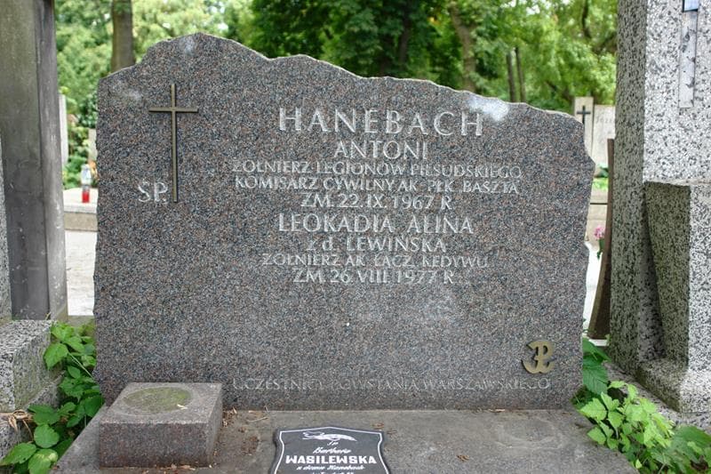 Zdjęcie grobu Leokadia Alina Hanebach (2)