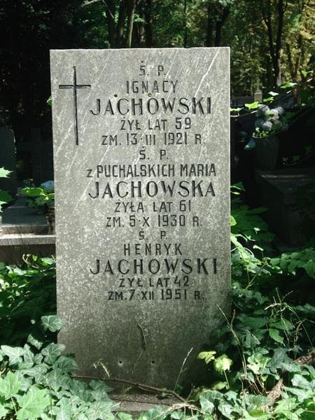 Zdjęcie grobu Ignacy Jachowski (1)