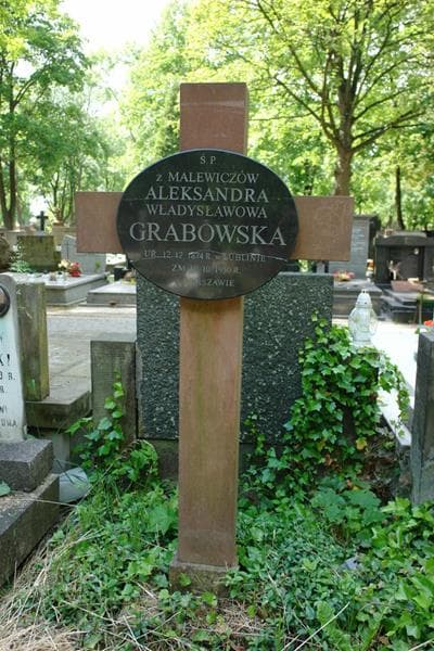Zdjęcie grobu Aleksandra Grabowska (2)