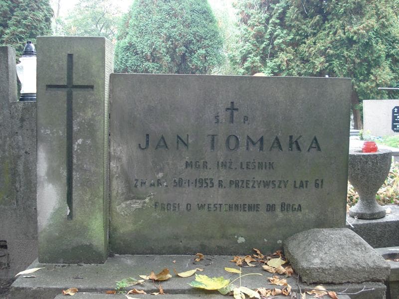 Zdjęcie grobu Jan Tomaka (2)
