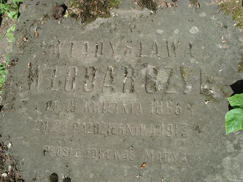 Zdjęcie grobu Władysława Włodarczyk (2)