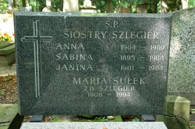 Zdjęcie grobu Janina Szlegier (2)