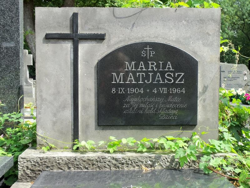 Zdjęcie grobu Maria Matjasz (2)