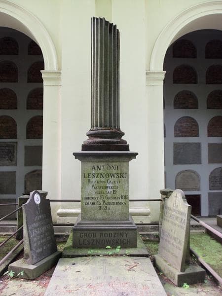 Zdjęcie grobu Antoni Lesznowski (2)