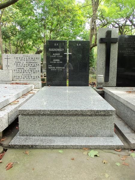 Zdjęcie grobu: Aleksy Ruszkowski