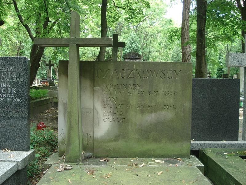 Zdjęcie grobu Apolinary Czaczkowski (2)