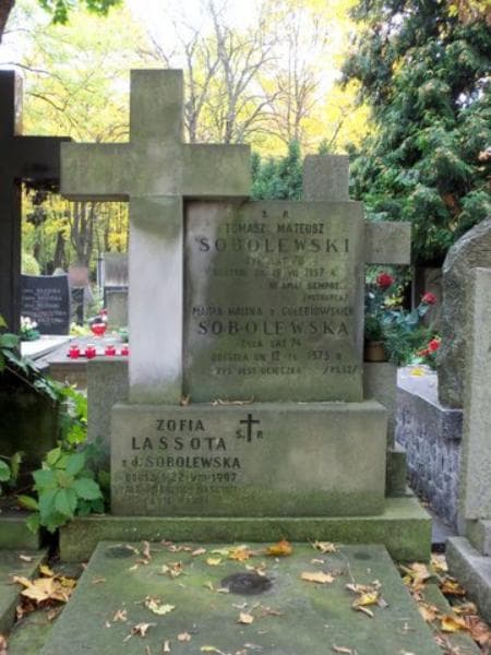 Zdjęcie grobu Zofia Lassota (2)