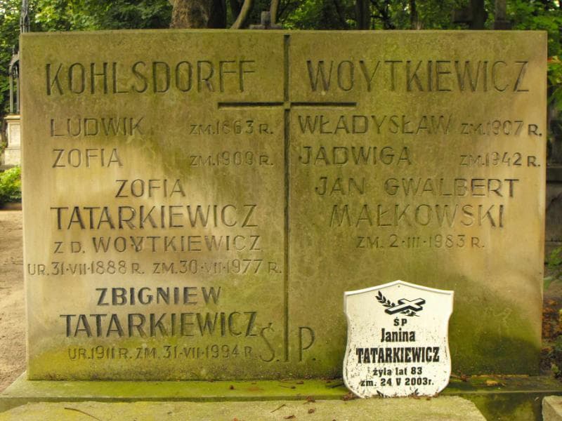Zdjęcie grobu Zofia Tatarkiewicz (2)