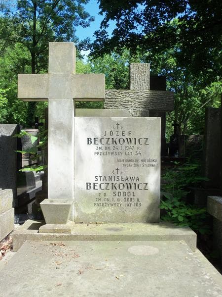 Zdjęcie grobu Józef Beczkowicz (2)
