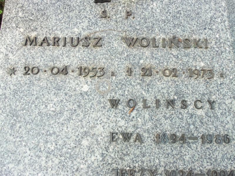 Zdjęcie grobu Maria Wolińska (2)