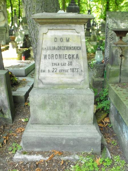 Zdjęcie grobu Julja Woroniecka (2)