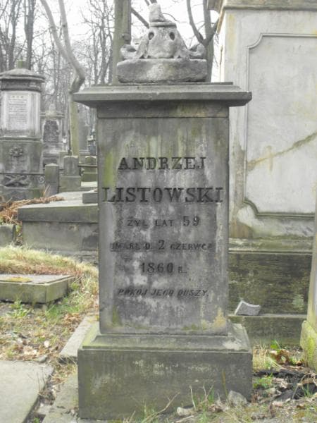 Zdjęcie grobu Andrzej Listowski (2)
