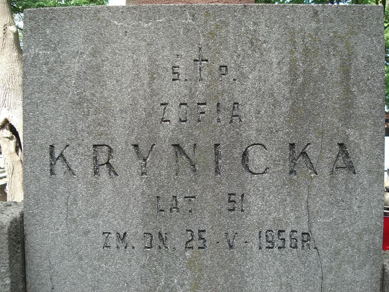 Zdjęcie grobu Zofia Krynicka (2)