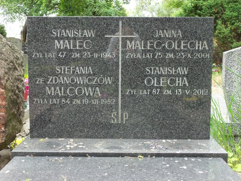Zdjęcie grobu Stefania Malcowa (2)