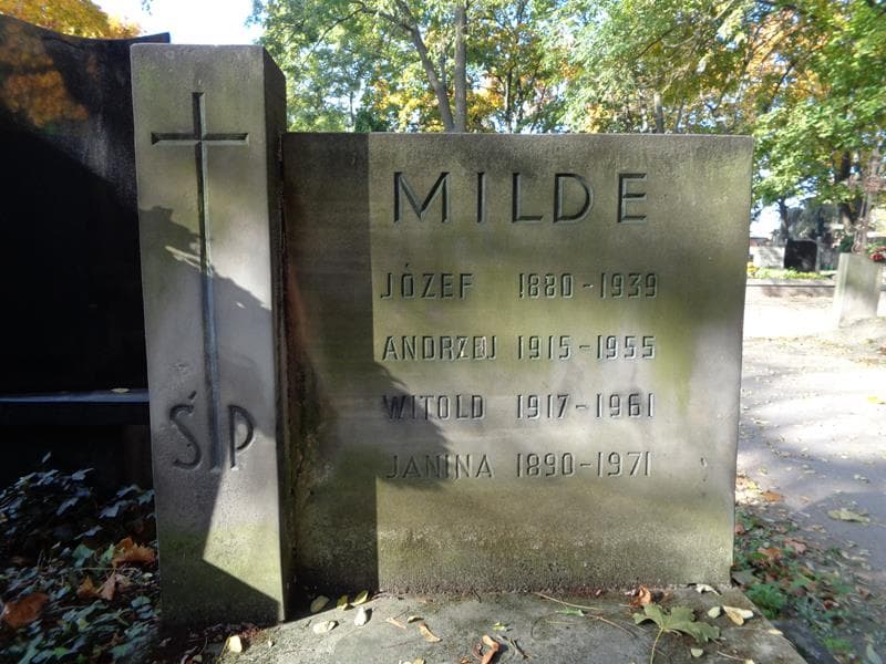 Zdjęcie grobu Witold Milde (2)