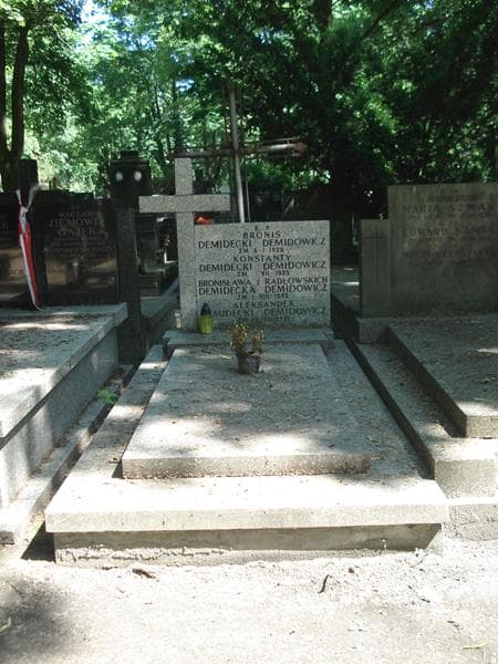 Zdjęcie grobu: Bronisława Demidecka Demidowicz