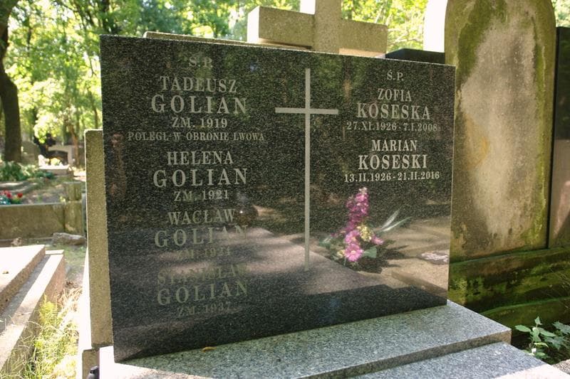 Zdjęcie grobu Tadeusz Golian (2)