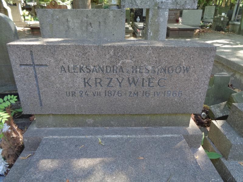 Zdjęcie grobu Aleksandra Krzywiec (2)