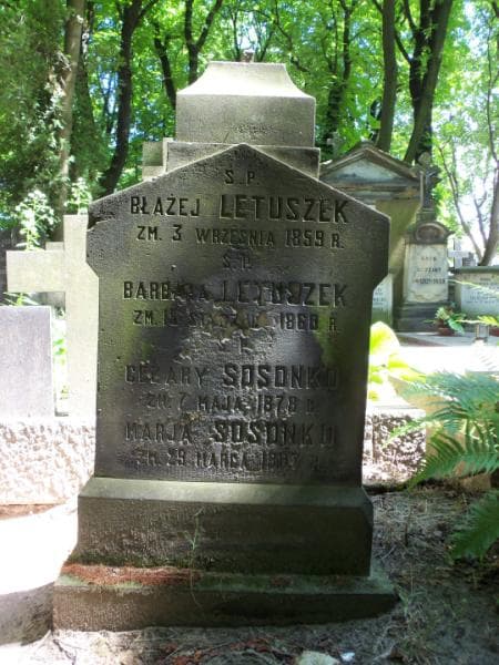 Zdjęcie grobu Błażej Letuszek (2)