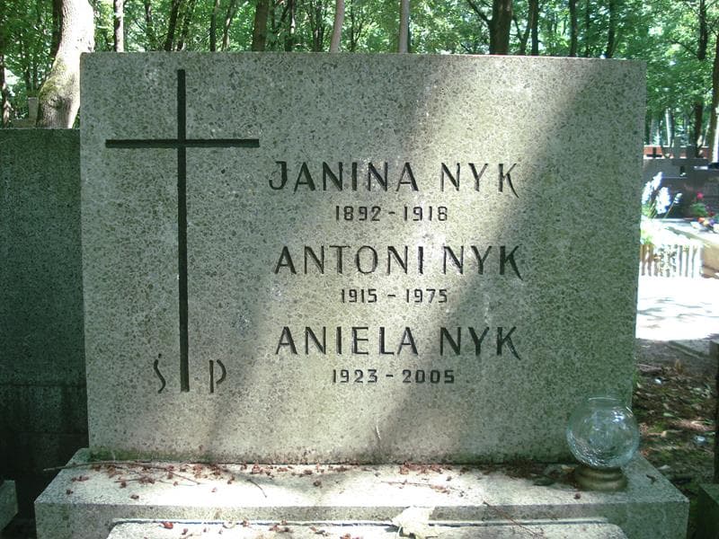 Zdjęcie grobu Antoni Nyk (1)