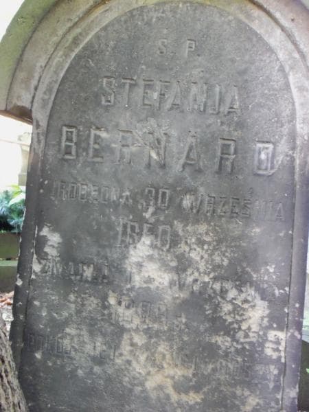 Zdjęcie grobu Stefanja Bernard (2)