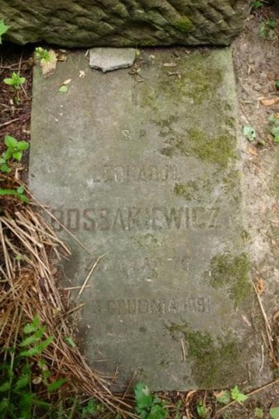 Zdjęcie grobu Leokadja Bossakiewicz (2)