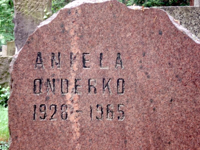 Zdjęcie grobu Aniela Onderko (2)